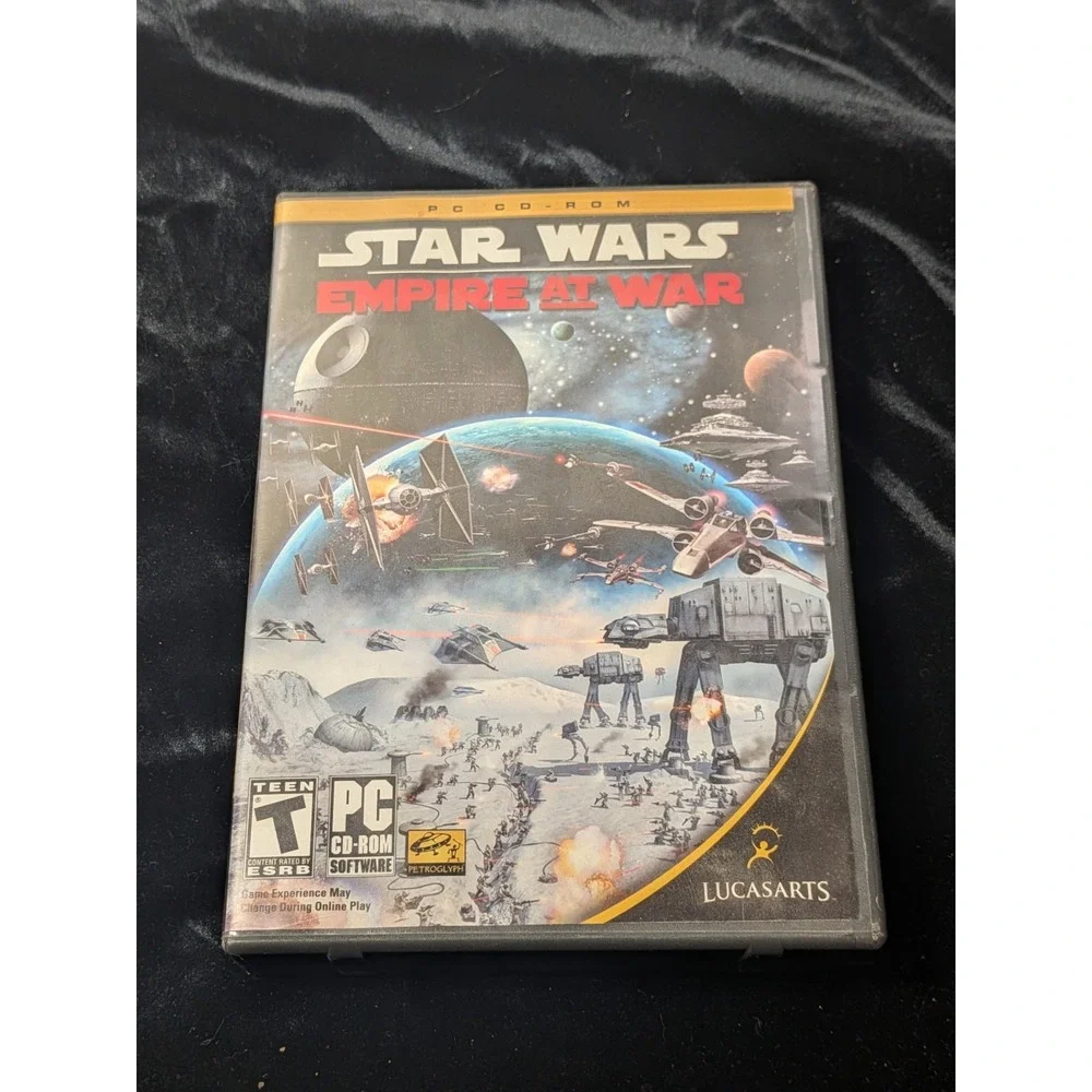 Star Wars: Empire at War (PC, 2006) 2-Disc Set Complete w/ Manual‎ & Tech Tree